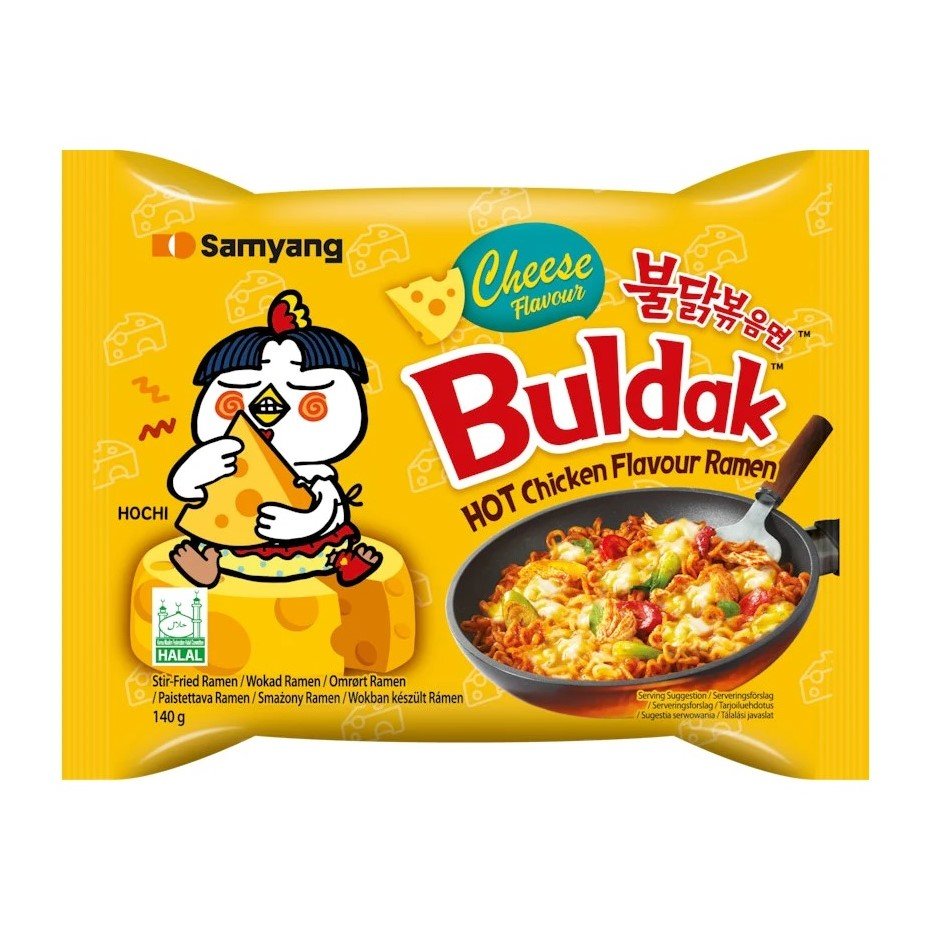 Buldak makaronai | Buldak Ramen | Buldak Carbonara | Buldak Pink | greitai paruosiami makaronai | Buldak Ramen Cheese | Greitai paruošiami ramen makaronai | buldak kaina | Samyang makaronai