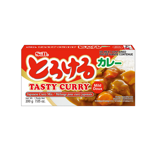 Japoniškas švelnus karis Curry Mild 200g | Kario prieskoniai S&B Tasty