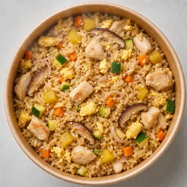 Liofilizuoti kepti ryžiai su vištiena 150g | Liofilizuotas maistas su vištiena - Image 2