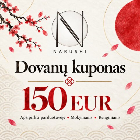 dovanų kuponas | Narushi dovanų kuponas | dovana gurmanui | dovana japoniškos virtuvės mėgėjui | sushi mokymai | Narushi renginiai | dovana gimtadieniui vyrui | dovanu kuponas vyrui | kuponas